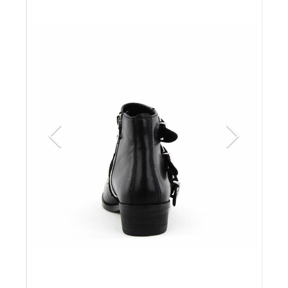 AQUA Black Studded Boots - Picture 4 of 8